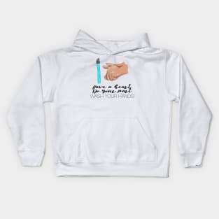 Have a Heart, Do Your Part, Wash Your Hands Kids Hoodie